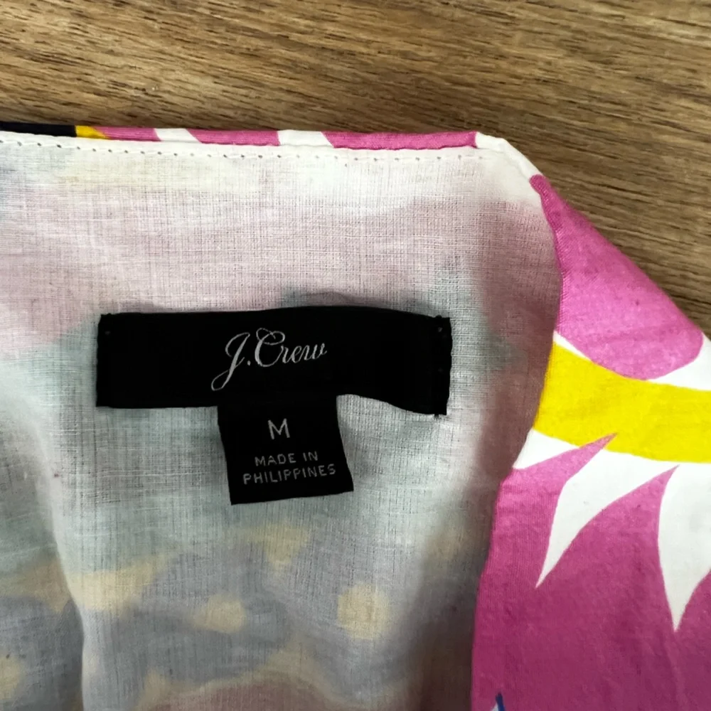 J. Crew Colorful Halter Top size medium - Picture 3 of 3